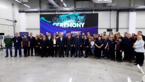 OPENED SECOND FACTORY OF KEMET - INVESTMENT OF 25 MILLION EUROS