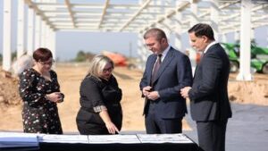 Official cornerstone laying of the new BMZ factory, 700 new jobs announced