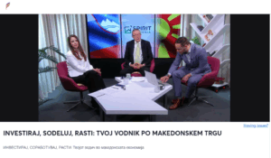 Director Goce Dimovski presented the opportunities and mechanisms for supporting foreign investors to more than 50 Slovenian companies