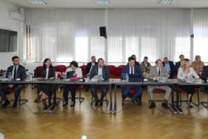 Director Dimovski at a working meeting with the Government and the Council of Foreign Investors at the Chamber of Commerce